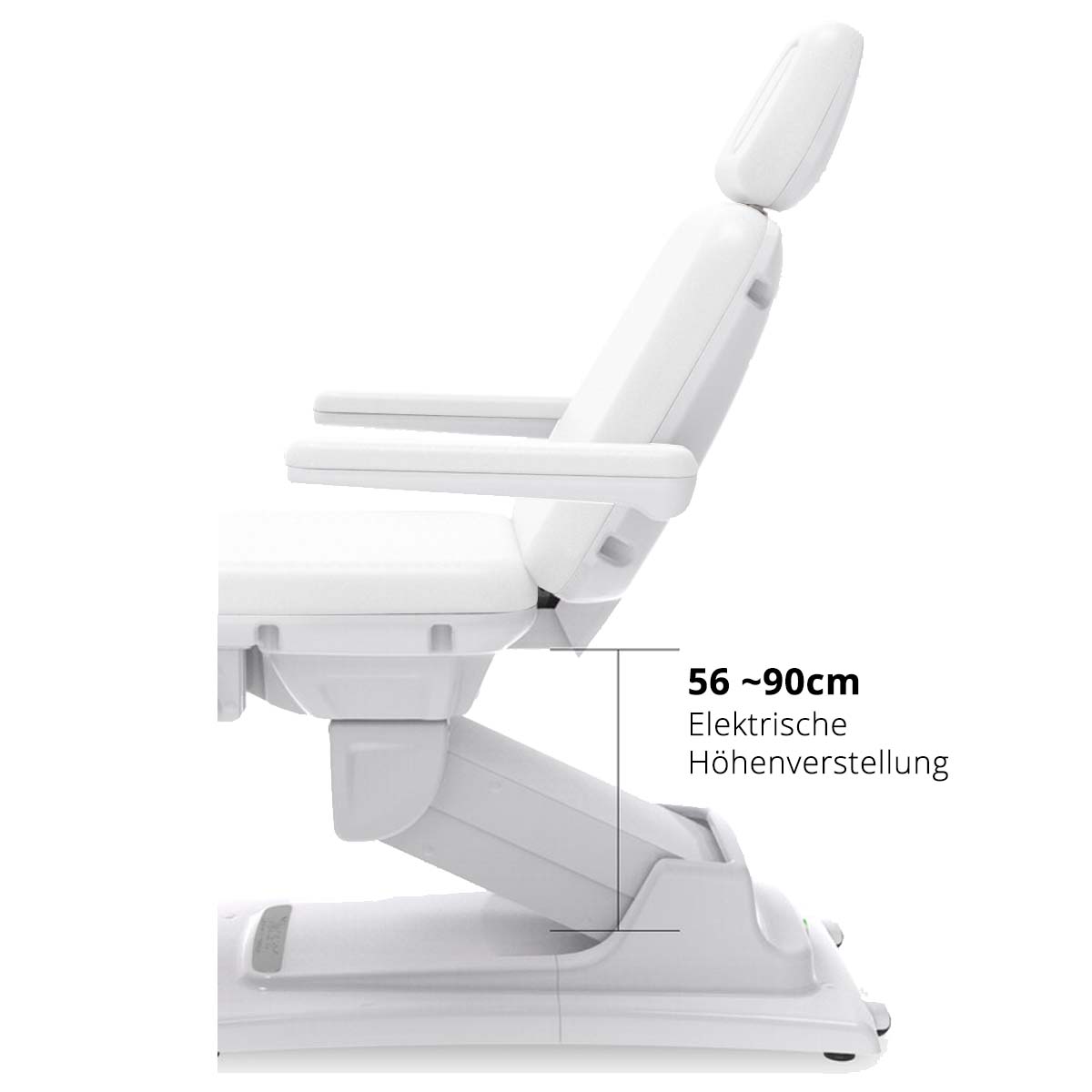 Kosmetikliege Beauty SENSO mit Arbeitshöhe von 56 bis 90 cm