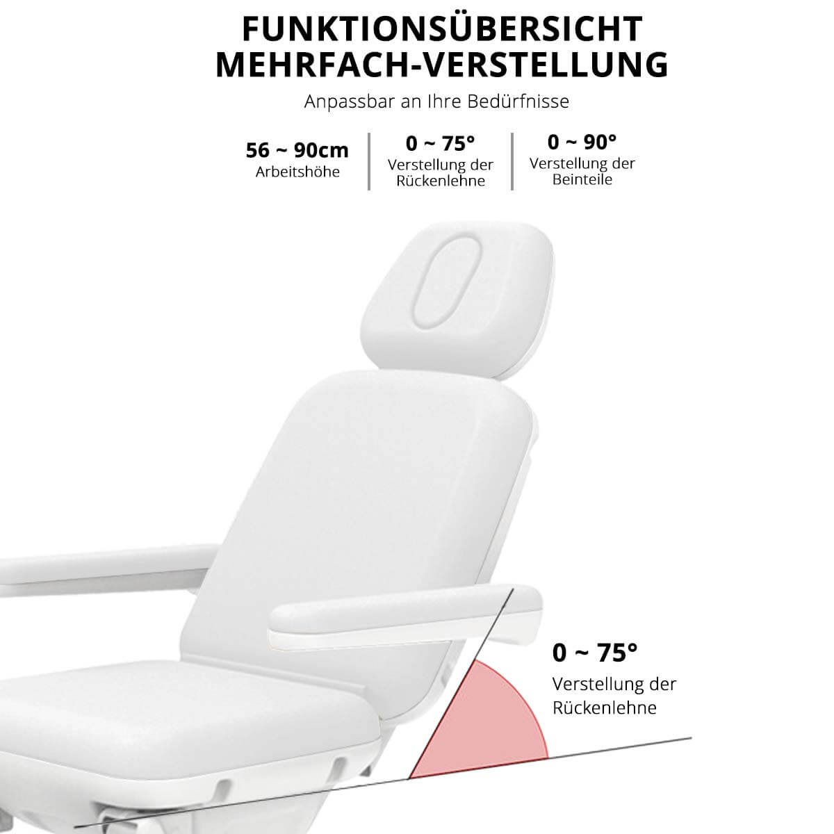 Kosmetikliege Beauty SENSO mit zahlreichen Verstelloptionen