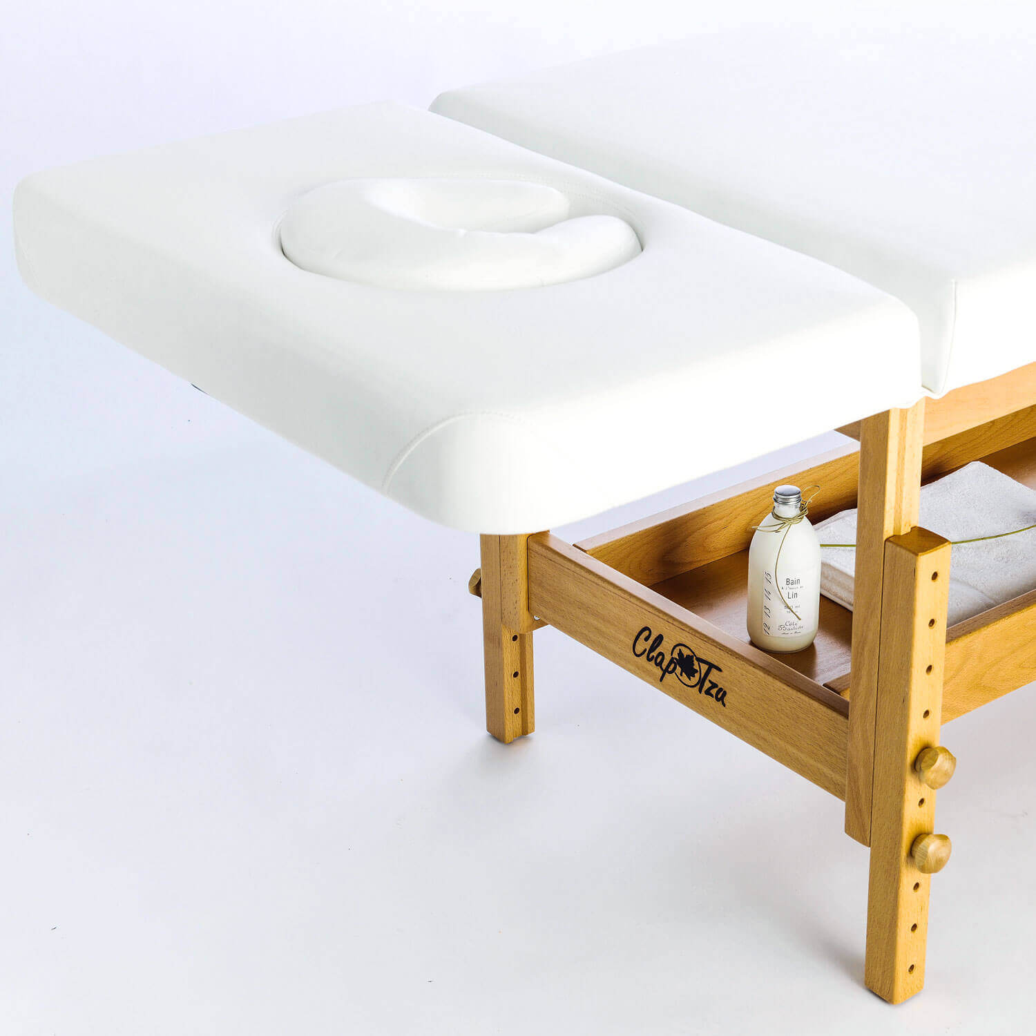 Kopfteil der Massageliege STABILO in Detailansicht