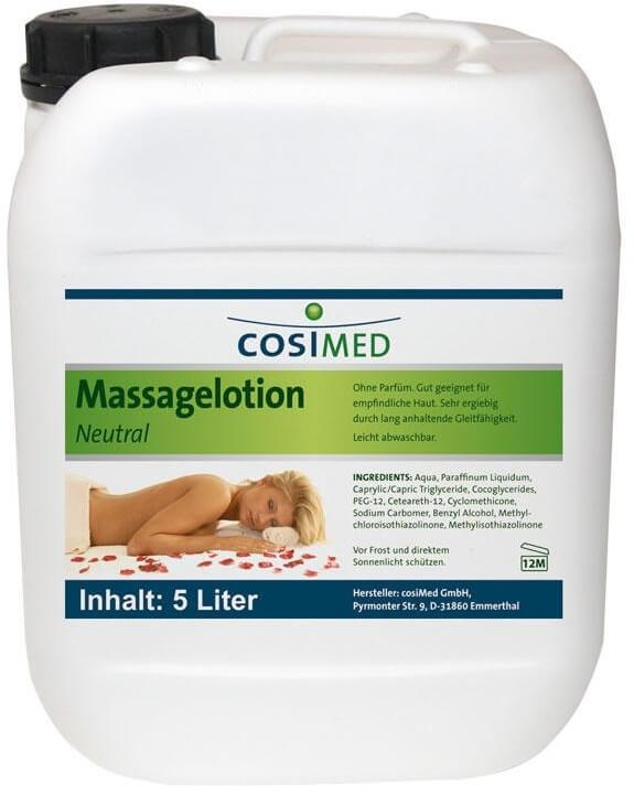 Massagelotion cosiMed Neutral als 5 Liter Kanister