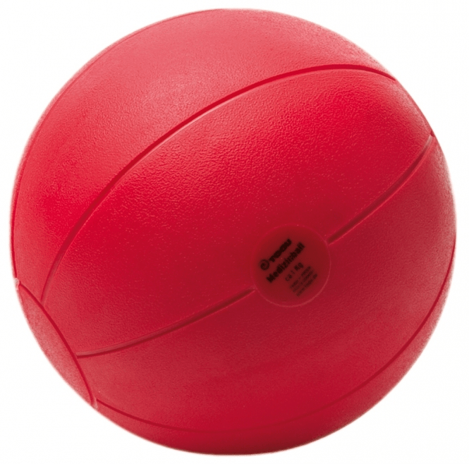 Medizinball Togu in rot mit 21cm Durchmesser