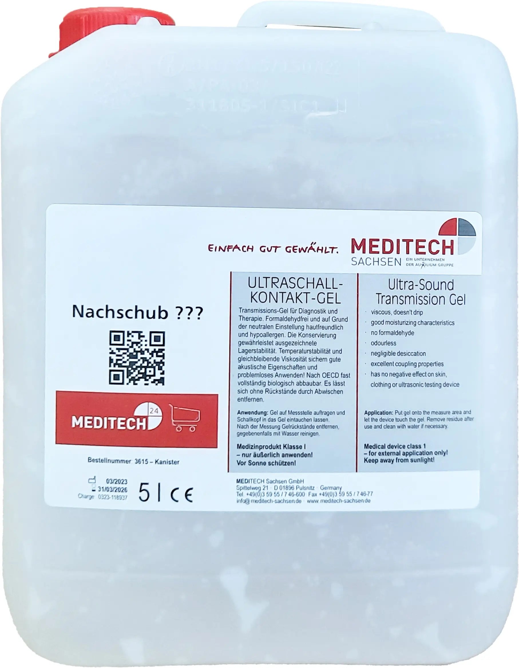 Kontaktgel Sonavelle als 5l Kanister