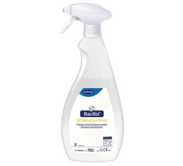 Sprühdesinfektion Bacillol® 30 Sensitive Foam in 750 ml Sprühflasche