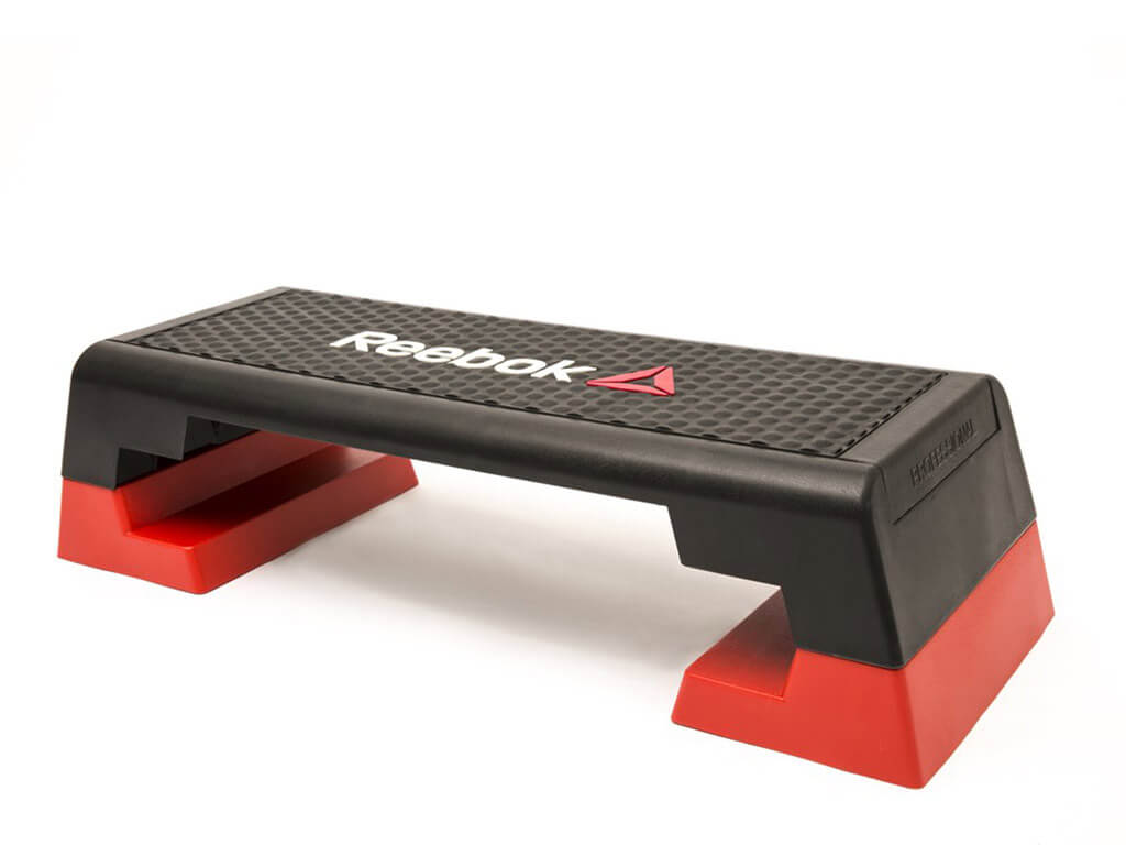 Steppbrett Reebok Mono-Block in rot und schwarz