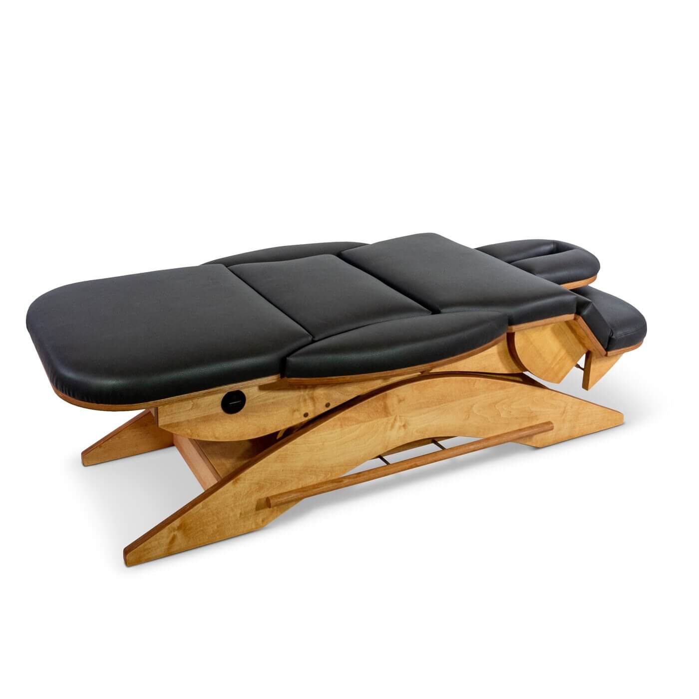 4-teilige Massageliege relax sensation Modell Pro mit Kopfteil in Negativstellung