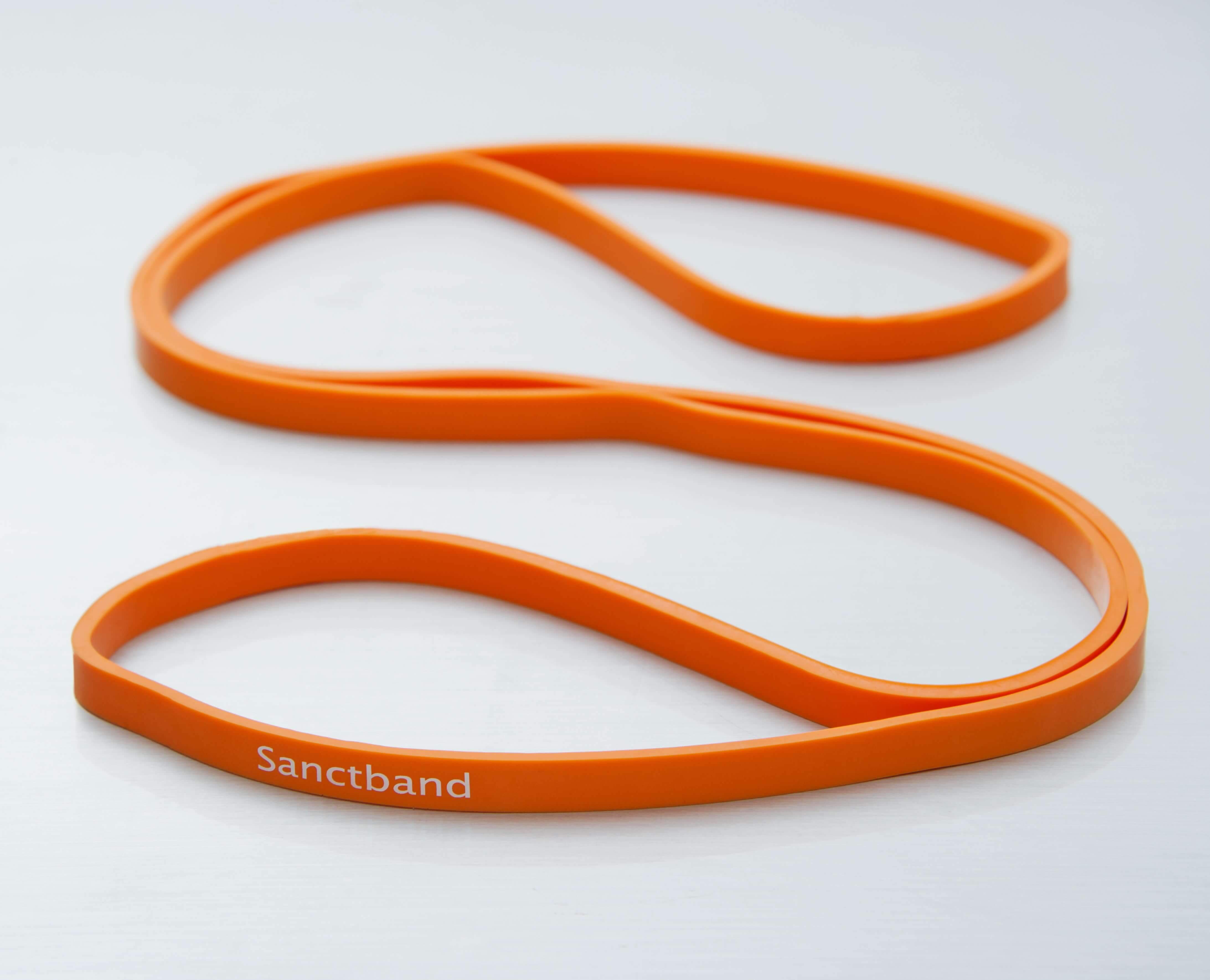 Fitnessband Sanctband Super Loop für Krafttraining in Orange