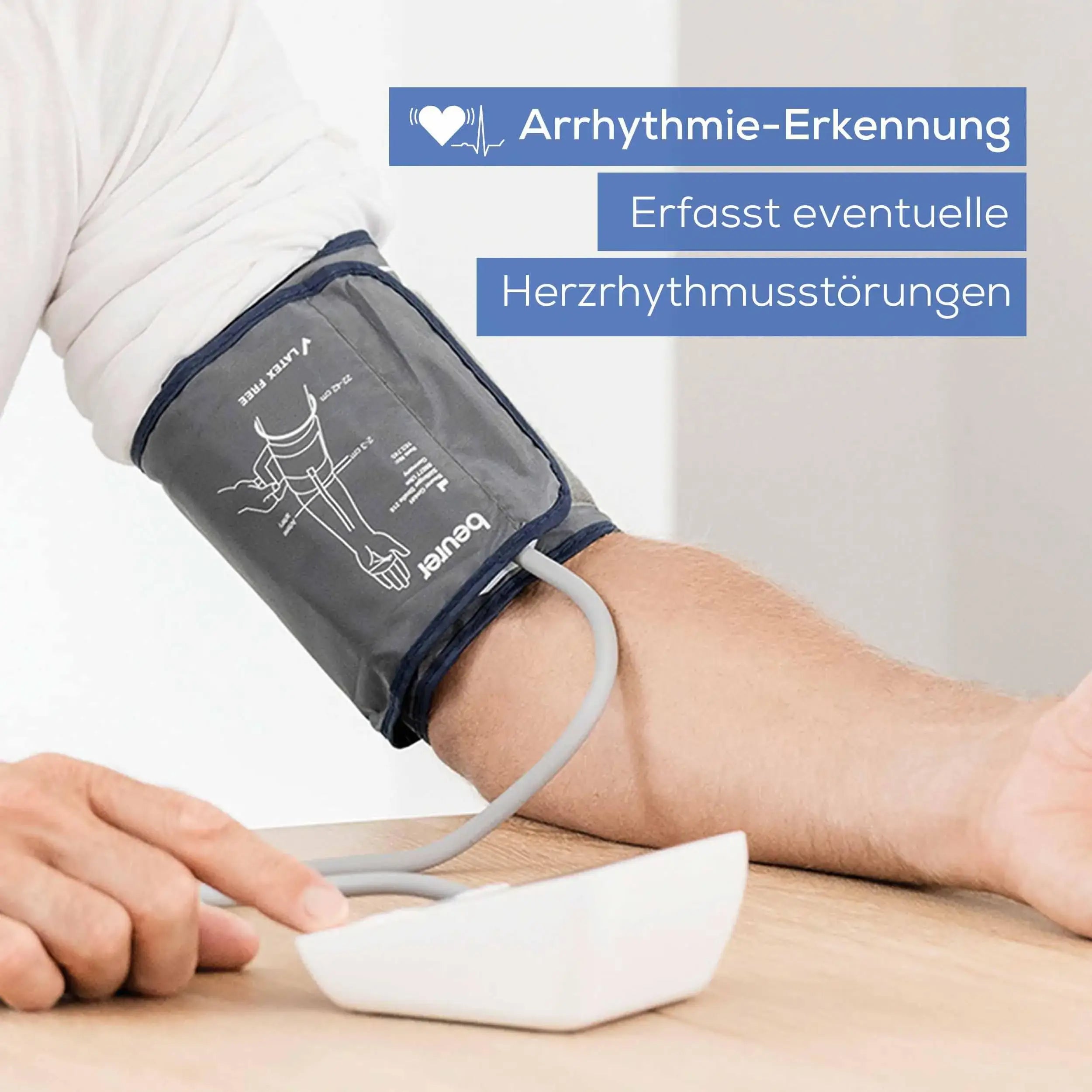 Oberarm-Blutdruckmessgerät Beurer BM 27 mit Arrhythmie-Erkennung