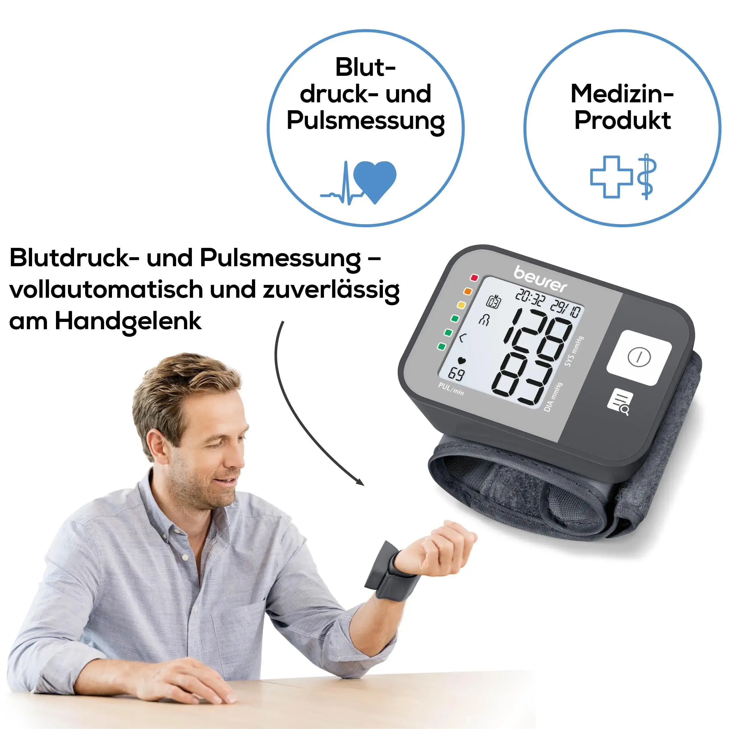 Handblutdruckmessgerät Beurer BC 27 als Medizinprodukt