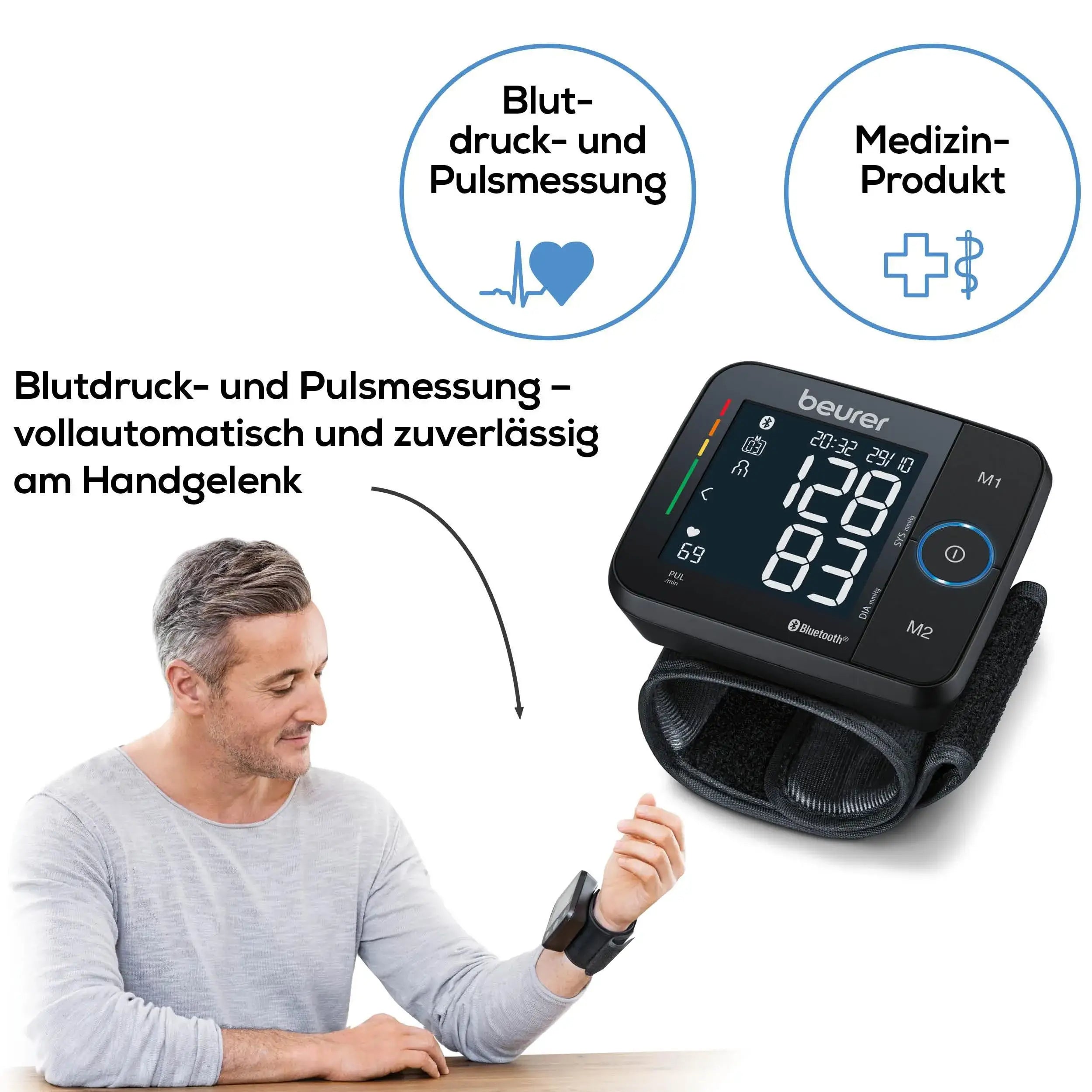 Handgelenk-Blutdruckgerät Beurer BC 54 als Medizinprodukt
