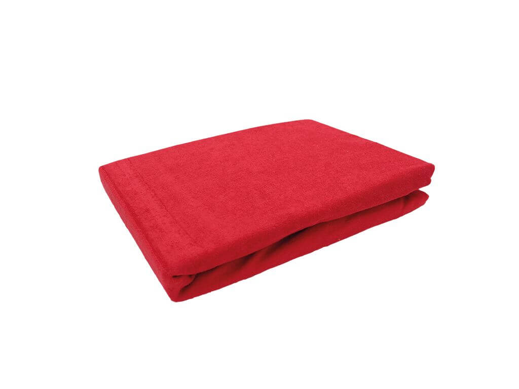 Liegenbezug Frottee 80x195cm in Karmin