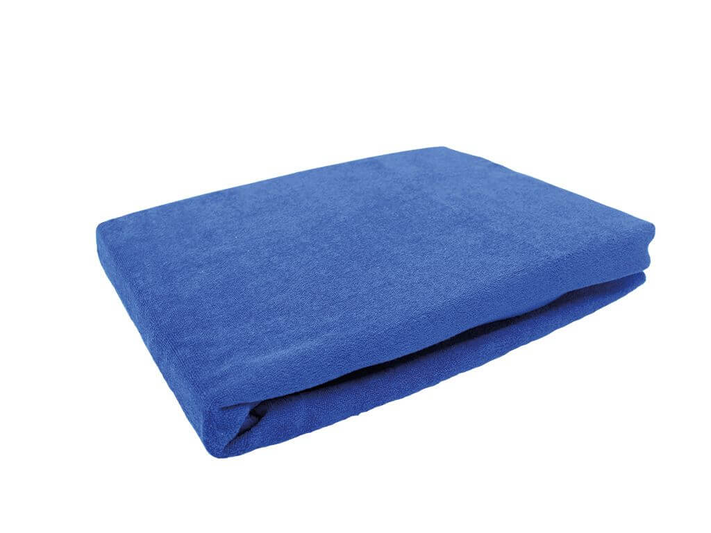 Liegenbezug Frottee 80x195cm in kobalt