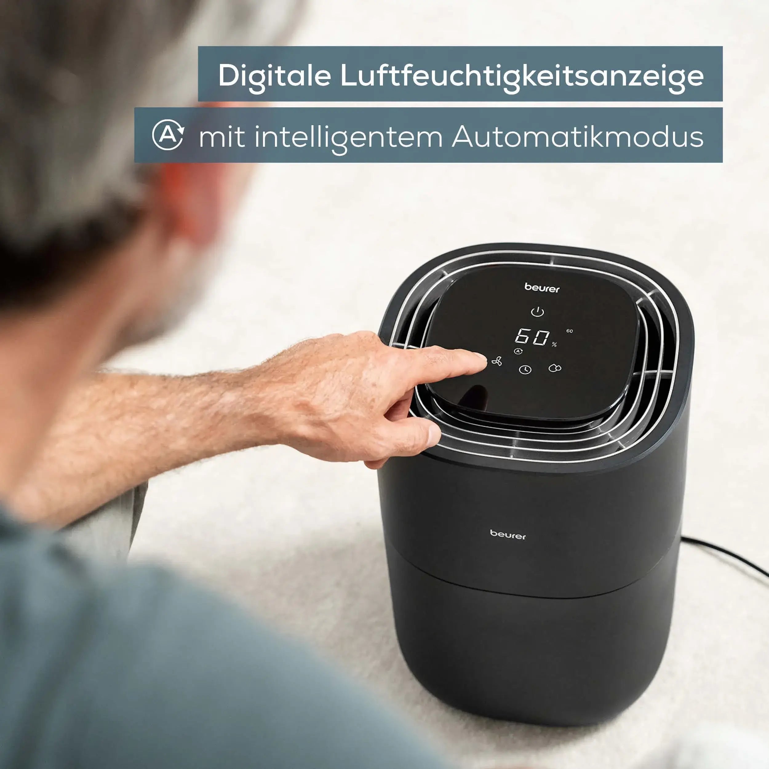 Raumluftbefeuchter Beurer LB 200 mit digitaler Luftfeuchtigkeitsanzeige