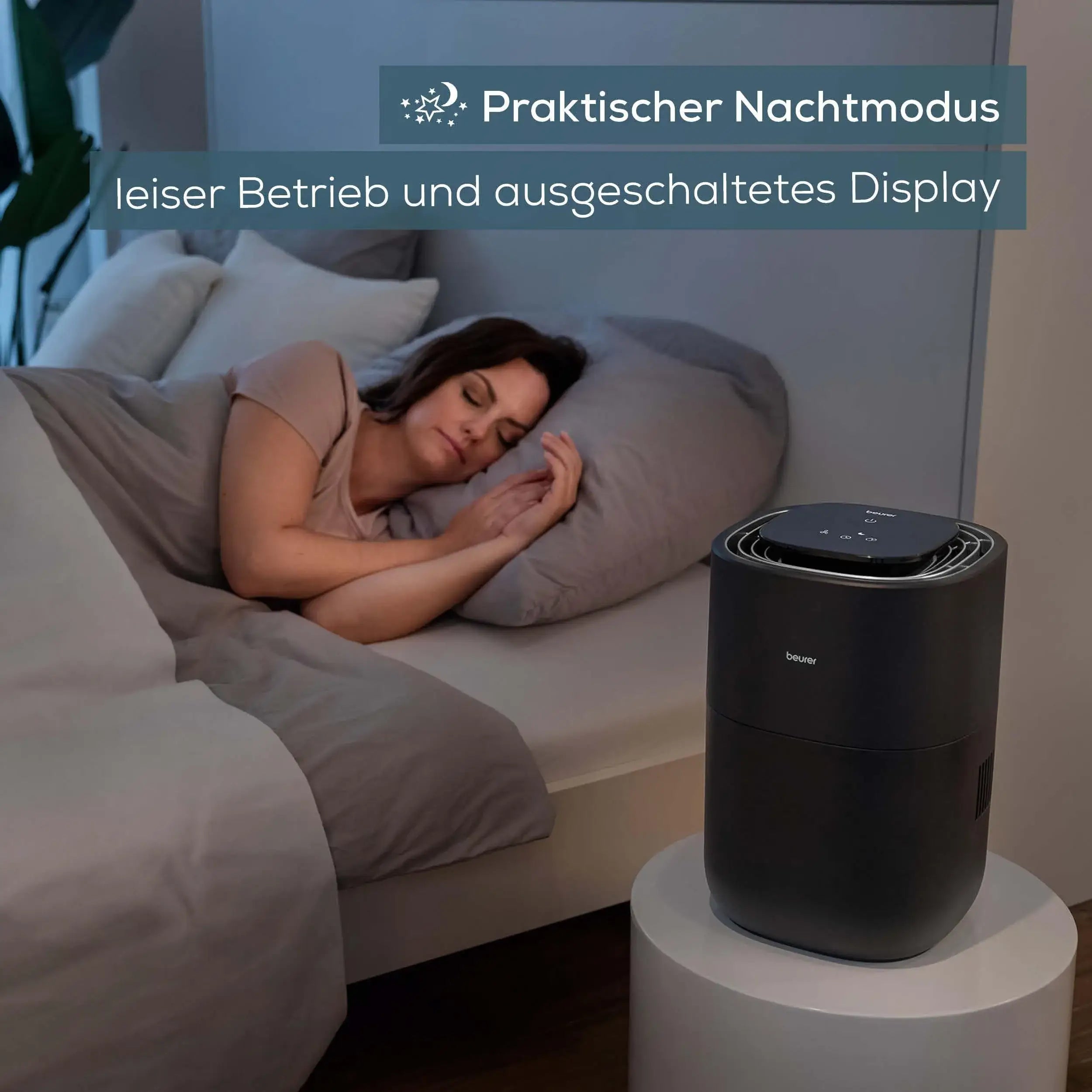 Raumluftbefeuchter Beurer LB 200 mit leisem Nachtmodus