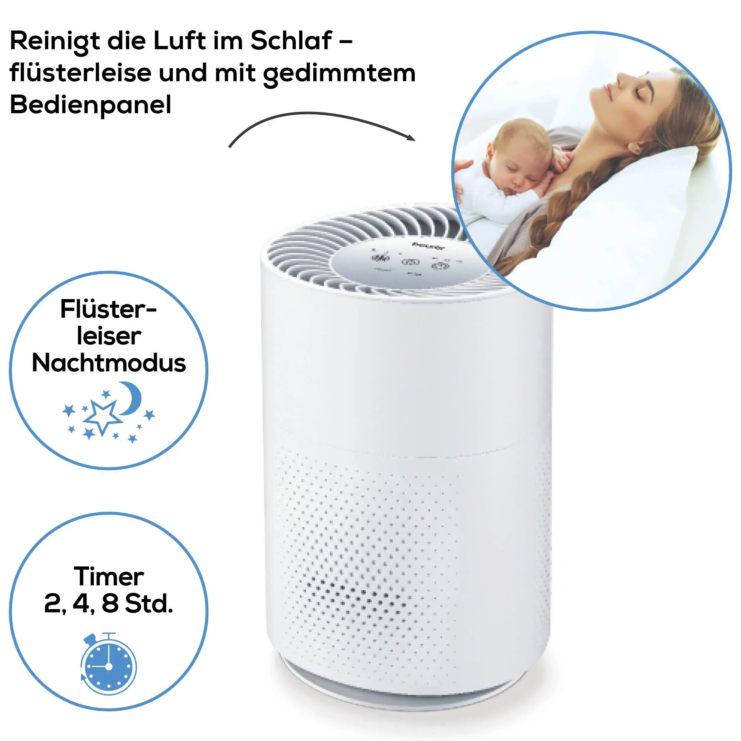 Luftreiniger Beurer LR 220 mit Timer und Nachtmodus