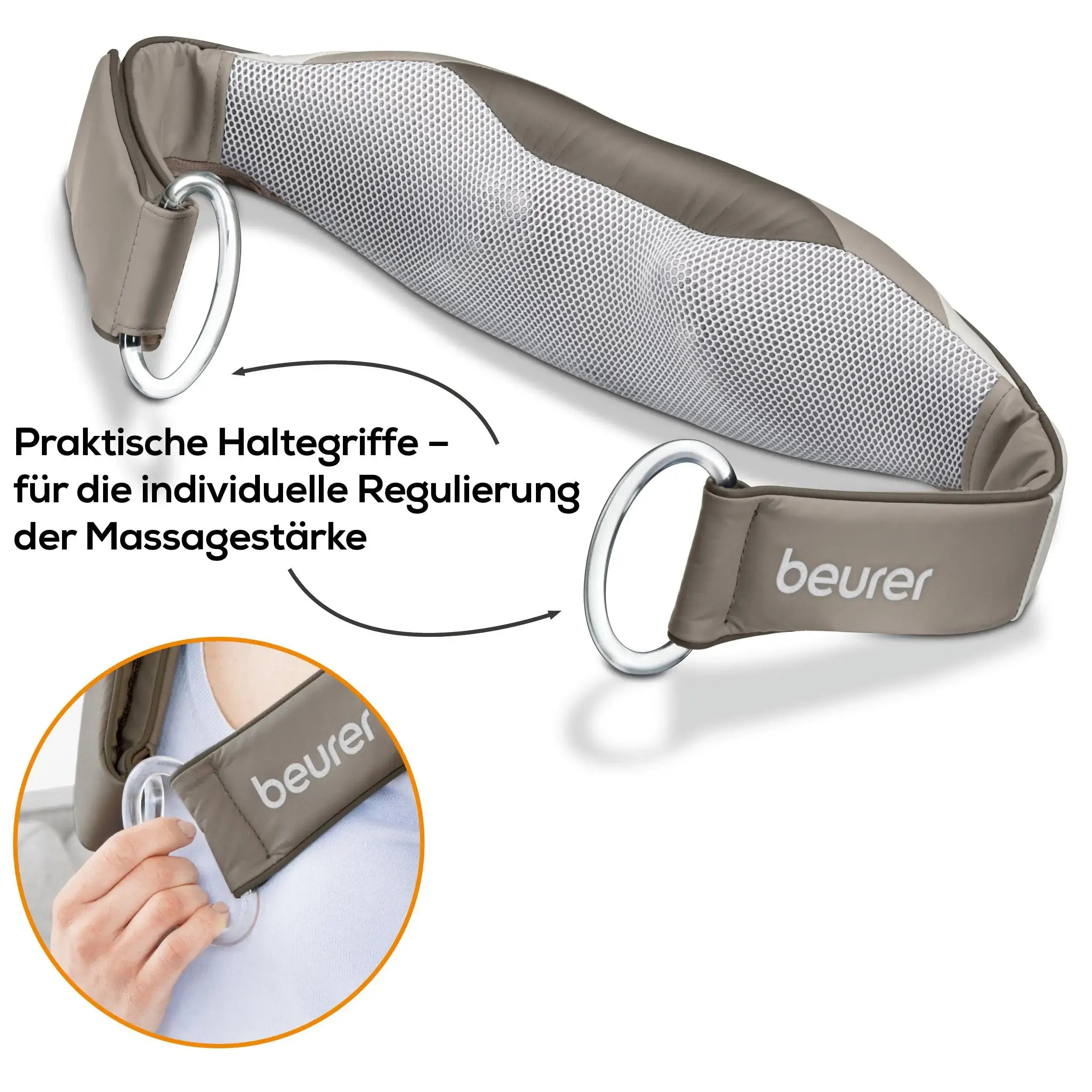 Massagegürtel Beurer MG 148 mit praktischen Haltegriffen
