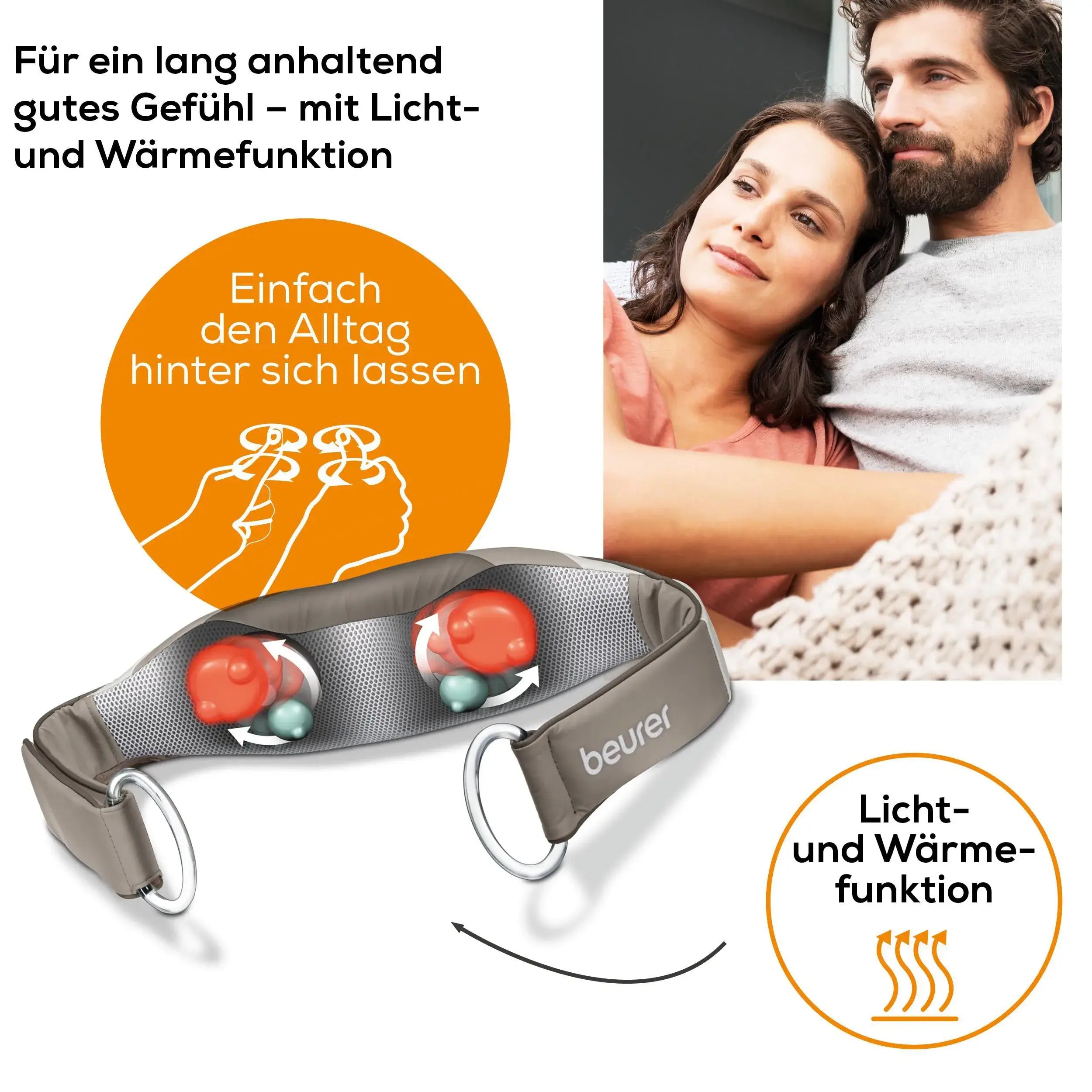 Massagegürtel Beurer MG 148 mit Licht- und Wärmefunktion