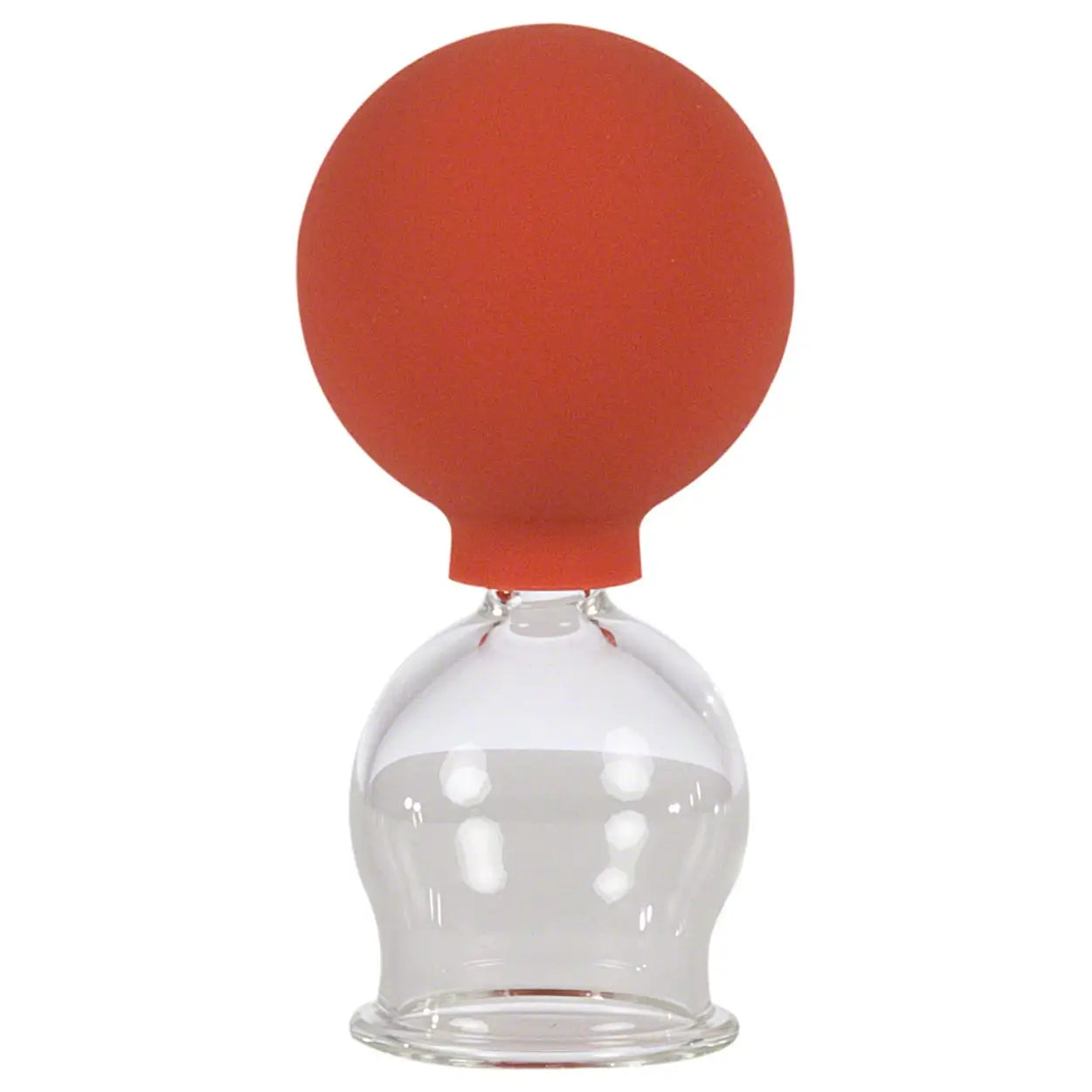 Schröpfkopf Sport-Tec 3,5 cm Durchmesser mit Gummiball
