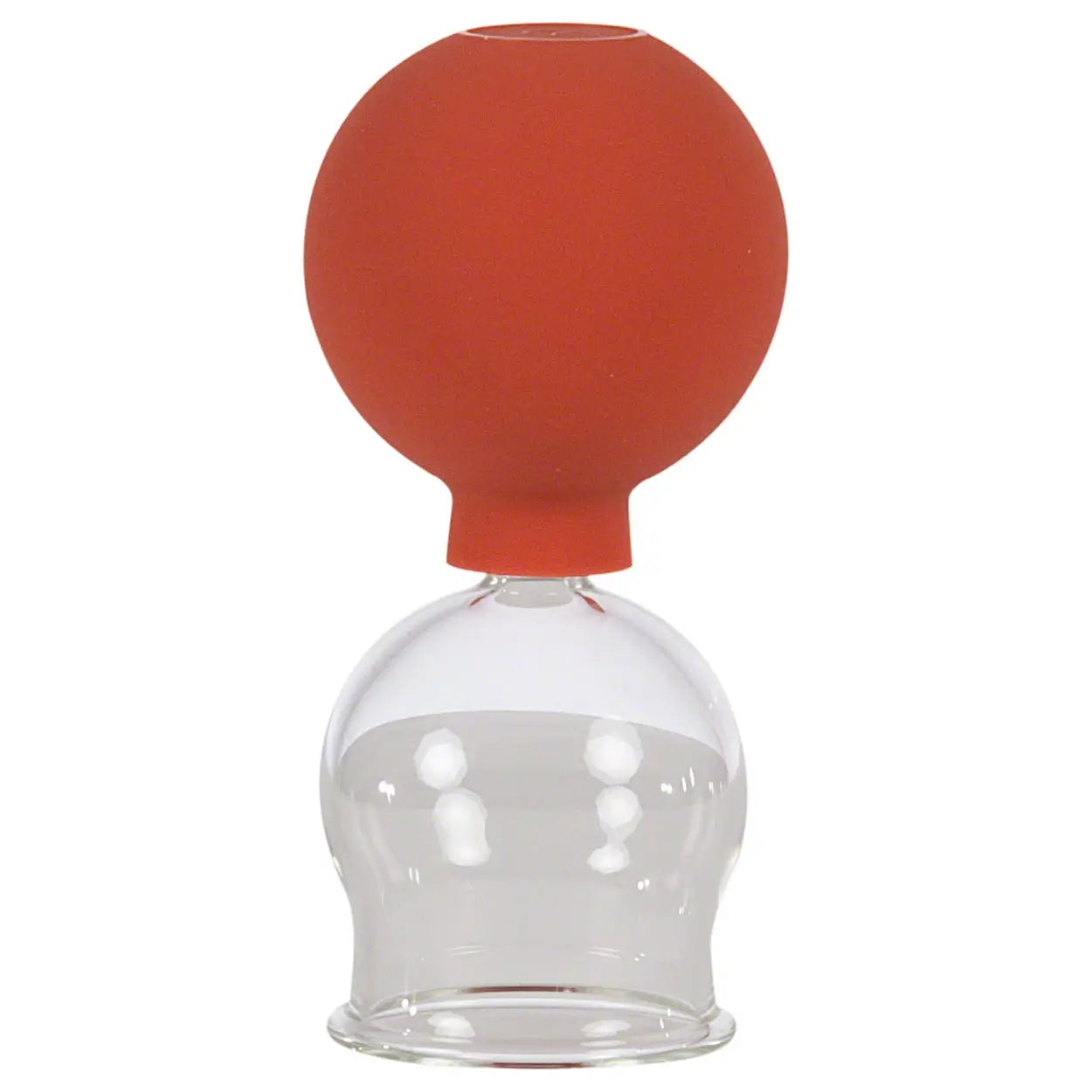 Schröpfkopf Sport-Tec 4,4 cm Durchmesser mit Gummiball
