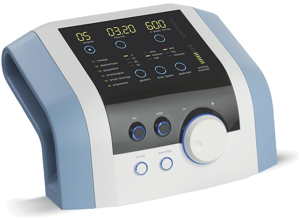 Medizinisches Lymphdrainagegerät BTL-6000 Lymphastim 12 EASY mit Display und Reglern
