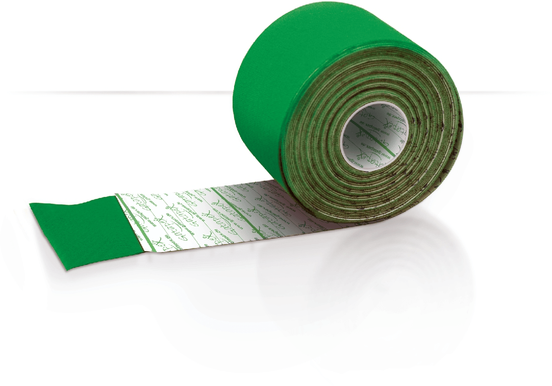 Sport-Tape Gatapex Kinesiology auf Rolle in grün