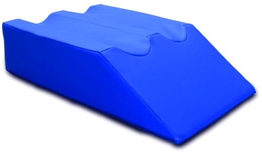 Großer Lymphkeil mit zwei Beinmulden in blau