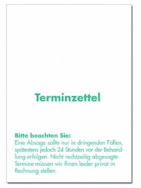 Terminzettelblock, Bestellkarten - jetzt bestellen im MEDITECH24 Online Shop