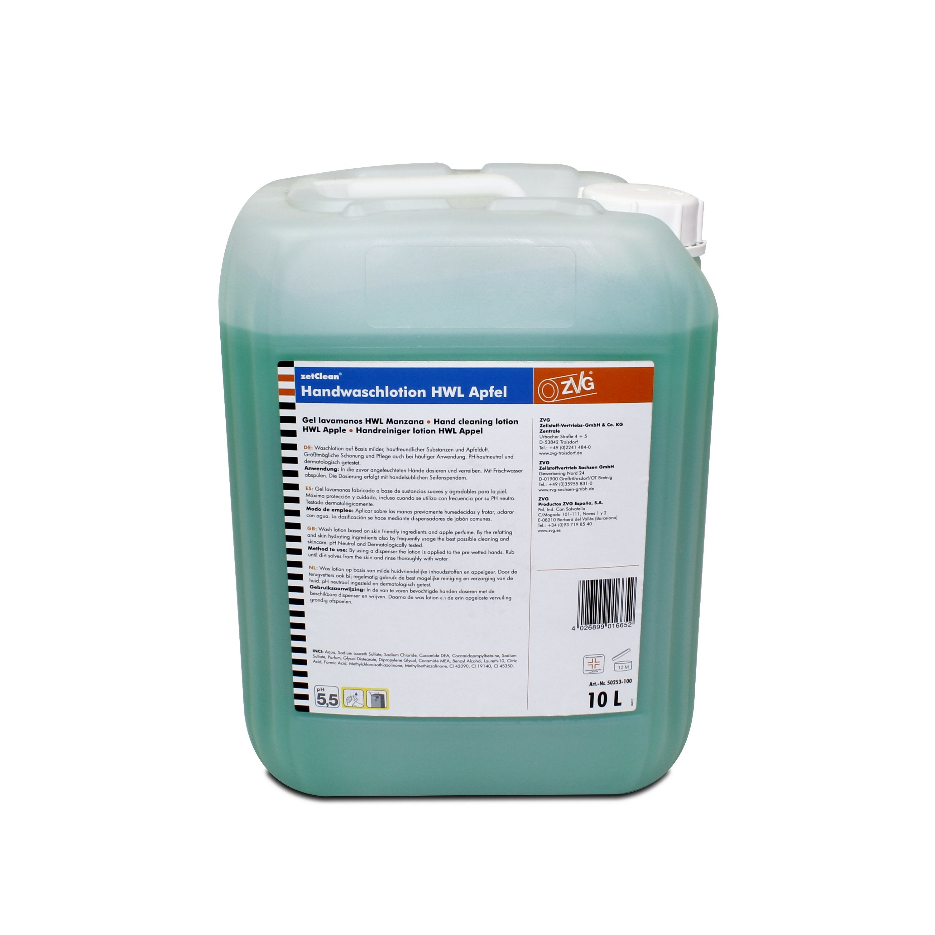 Handwaschlotion Apfel in 10l Kanister