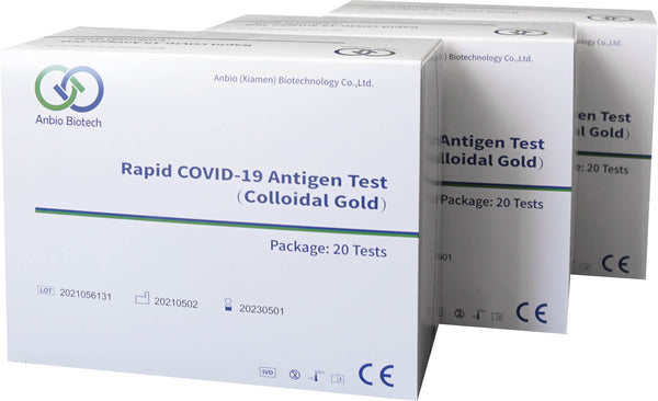 Antigen Schnelltest Anbio Biotech zum Nachweis von Covid-19