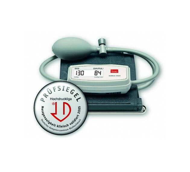 Blutdruckgerät boso medicus smart mit Prüfsiegel der Hochdruckliga