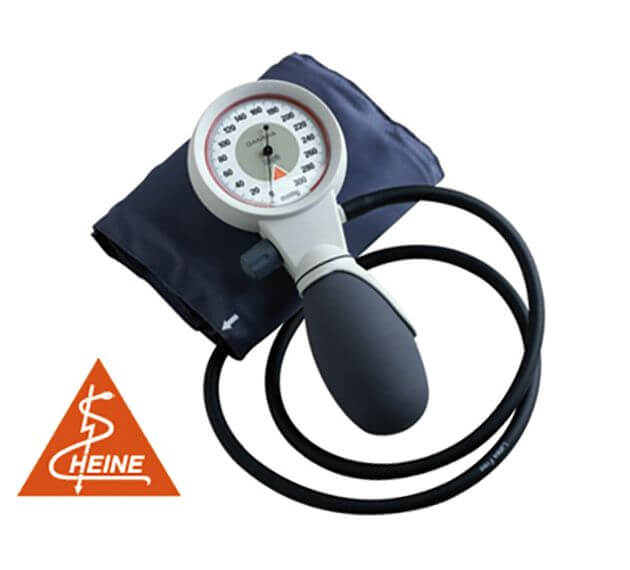 Blutdruckmessgerät Heine Gamma G5® mit analoger Druckanzeige, Manschette und Pumpball