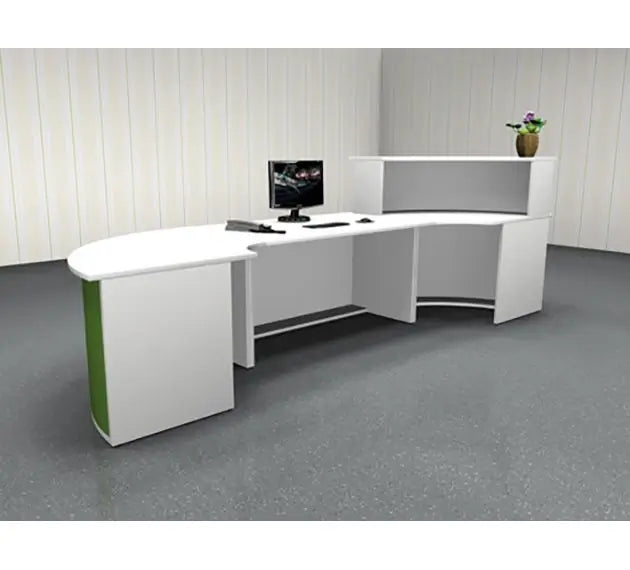Animierte Empfangstheke Velum für Fitnessstudio