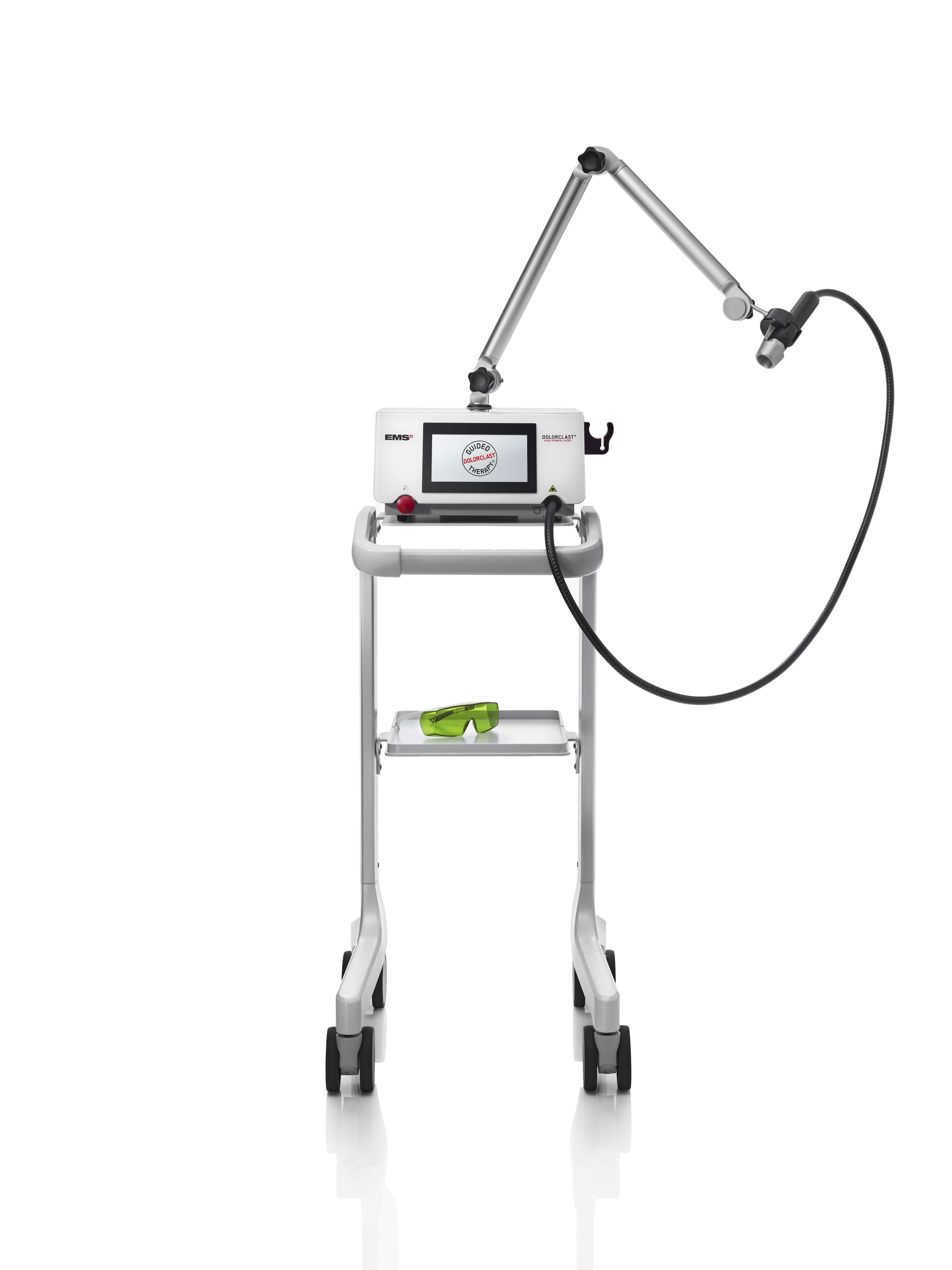 Lasergerät SWISS DolorClast® High Power Laser mit Gerätewagen
