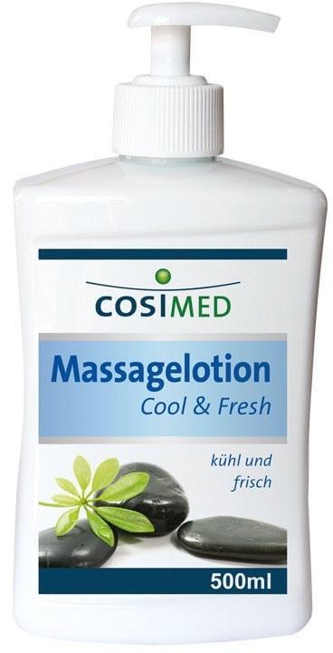 Physio Massagelotion cosiMed – in verschiedenen Düften, als 500ml oder 1l Flasche (Dosierpumpe) oder 5l Kanister, Hersteller: cosiMed GmbH, ideal für die Massage, die Kosmetik oder den Praxisbedarf in der Physiotherapie - MEDITECH Sachsen GmbH