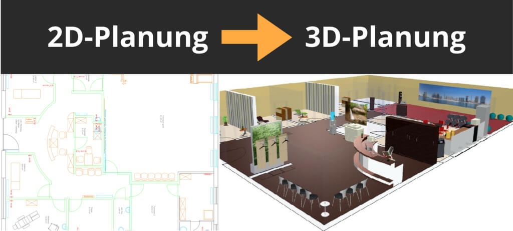 Praxisplanung in 2D/3D, z. B. für Ergo- oder Physiotherapie