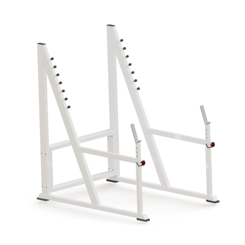 Fitness Squat Rack Sport-Thieme mit verstellbarer Hantelablage