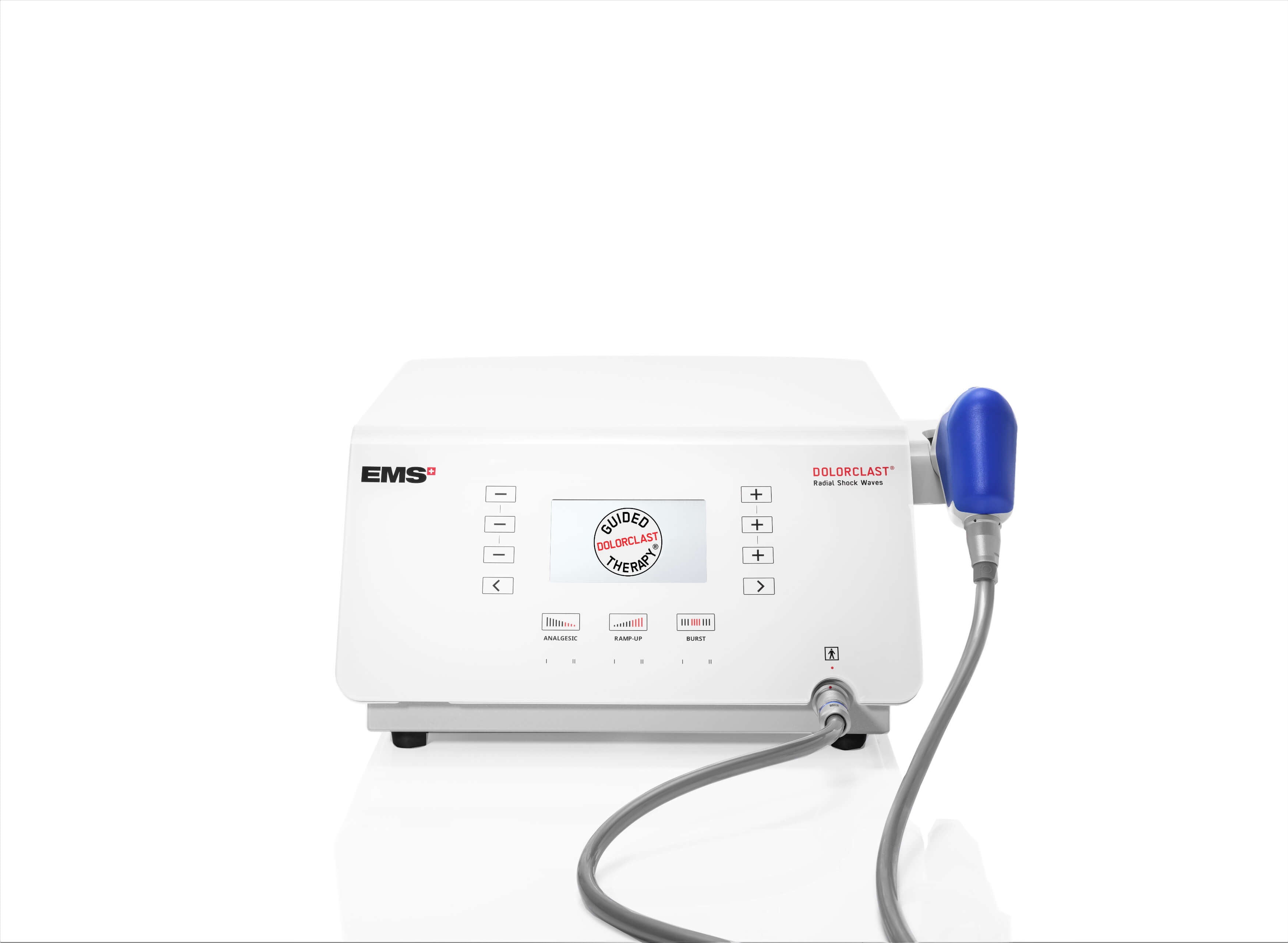 Stoßwellengerät SWISS DOLORCLAST® Radial Shock Waves mit Applikator
