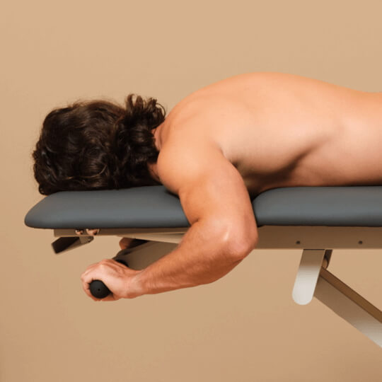 Höhenverstellbare Behandlungsbank Naggura N’GO3 für Physiotherapie