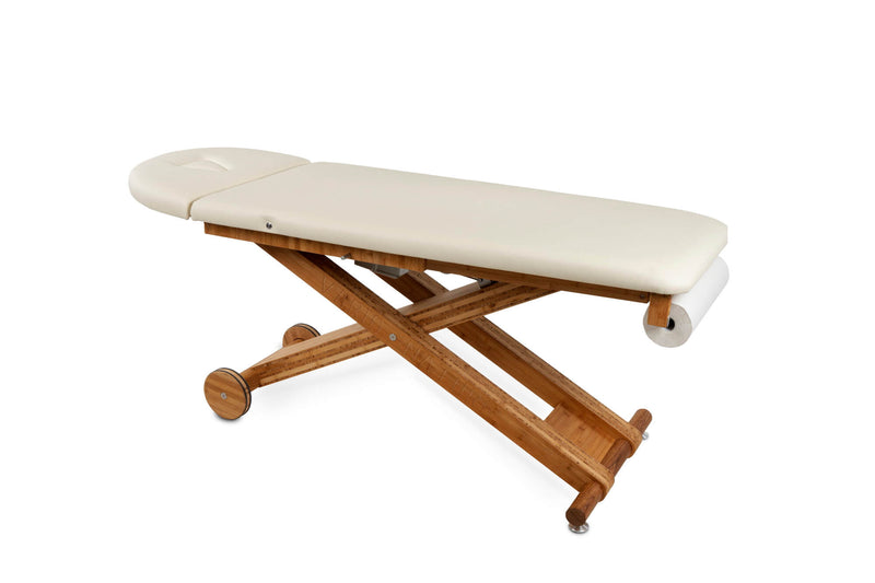 Massageliege VARIO Nature fahrbar aus Holz (Bambus)