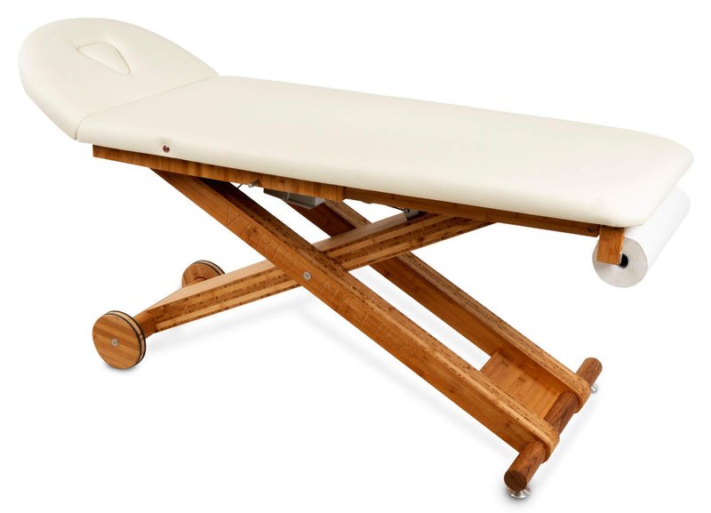 Massageliege VARIO Nature fahrbar aus Holz (Bambus)